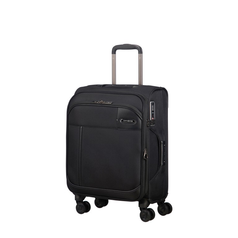 Koffer Novar Spinner 55 erweiterbar Black, Farbe: schwarz, Marke: Samsonite, EAN: 5414847926303, Bild 1 von 18