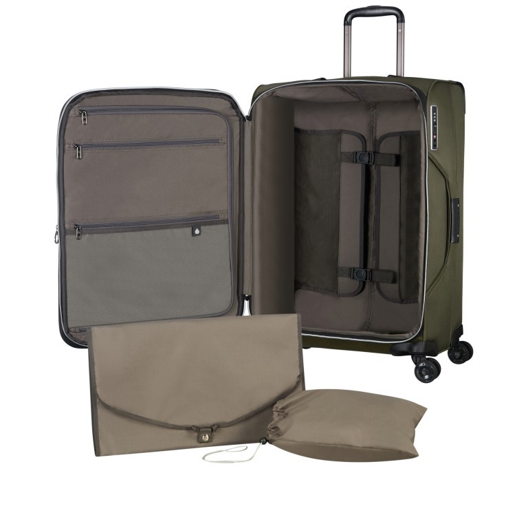 Koffer Novar Spinner 55 erweiterbar Khaki, Farbe: taupe/khaki, Marke: Samsonite, EAN: 5414847926310, Bild 7 von 19