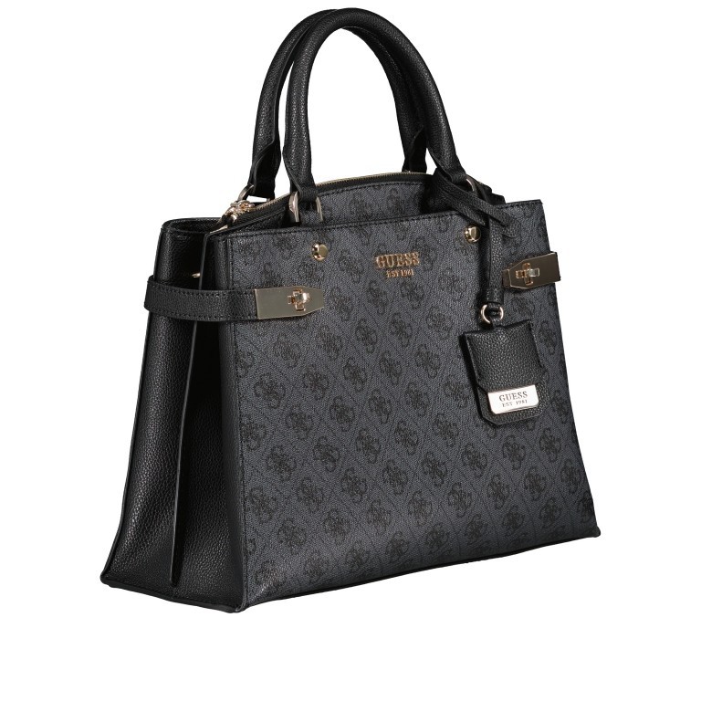 Handtasche Zadie Coal Logo, Farbe: schwarz, Marke: Guess, EAN: 0190231541516, Abmessungen in cm: 33x23x13, Bild 2 von 7