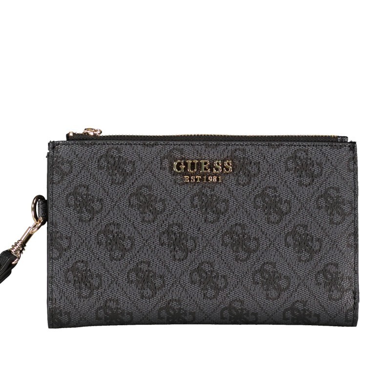 Geldbörse Zadie mit Smartphonefach Coal Logo, Farbe: schwarz, Marke: Guess, EAN: 0190231542858, Abmessungen in cm: 18.5x11x2, Bild 1 von 6