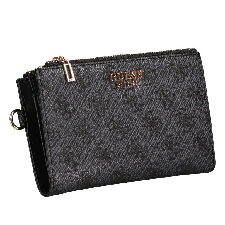 Geldbörse Zadie mit Smartphonefach Coal Logo, Farbe: schwarz, Marke: Guess, EAN: 0190231542858, Abmessungen in cm: 18.5x11x2, Bild 2 von 6