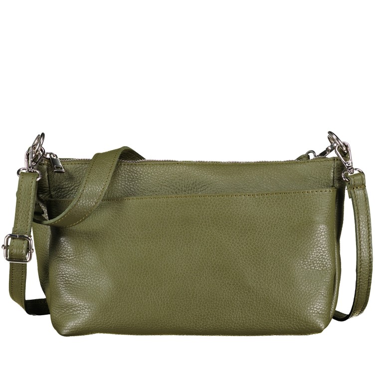 Umhängetasche Oliv, Farbe: grün/oliv, Marke: Hausfelder Manufaktur, EAN: 4065646008977, Abmessungen in cm: 27x17x11, Bild 1 von 8