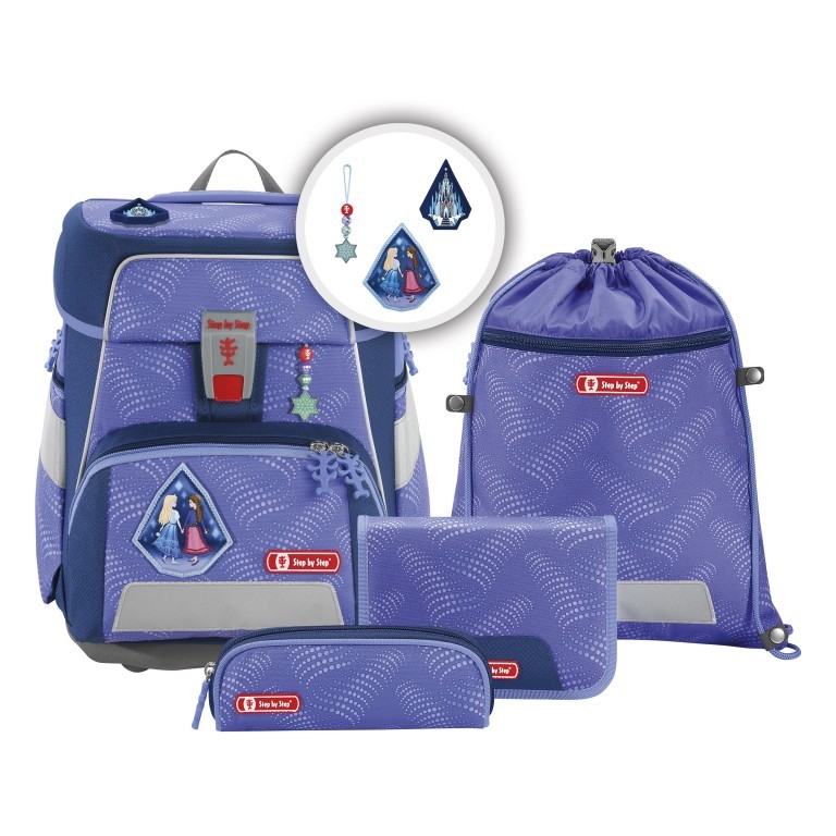 Schulranzen Space Set 5-teilig Ice Princess, Farbe: flieder/lila, Marke: Step by Step, EAN: 4047443460684, Abmessungen in cm: 28x37x20, Bild 1 von 14