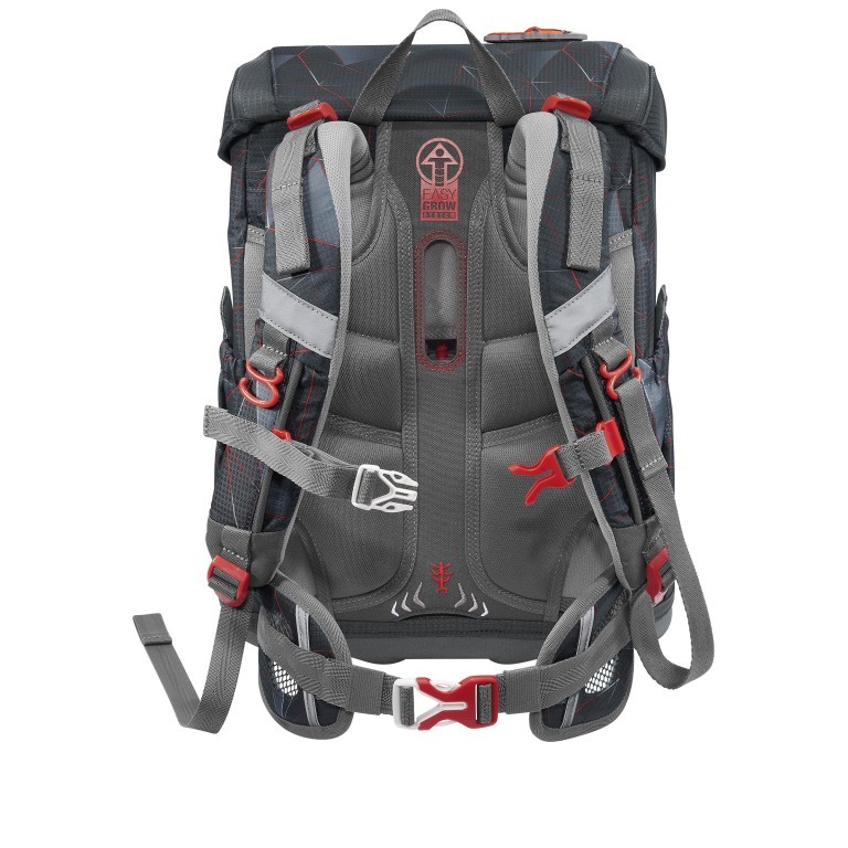 Schulranzen Cloud Set 5-teilig Dragon Drako, Farbe: schwarz, Marke: Step by Step, EAN: 4047443460738, Abmessungen in cm: 28x37.5x20, Bild 6 von 14