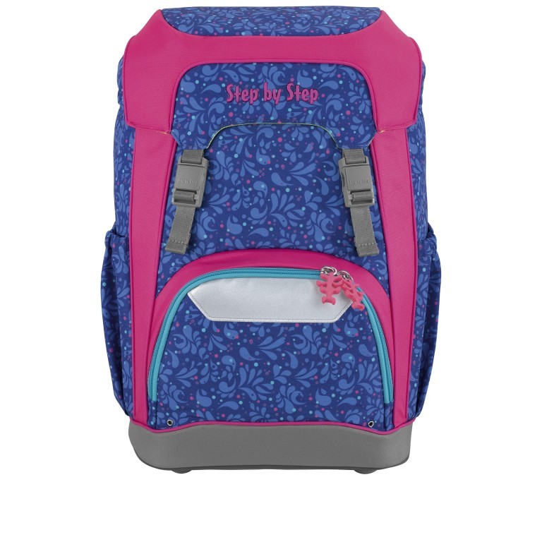 Schulranzen Giant Set 5-teilig Happy Dolphins, Farbe: rosa/pink, Marke: Step by Step, EAN: 4047443443465, Abmessungen in cm: 28x44x21, Bild 4 von 13