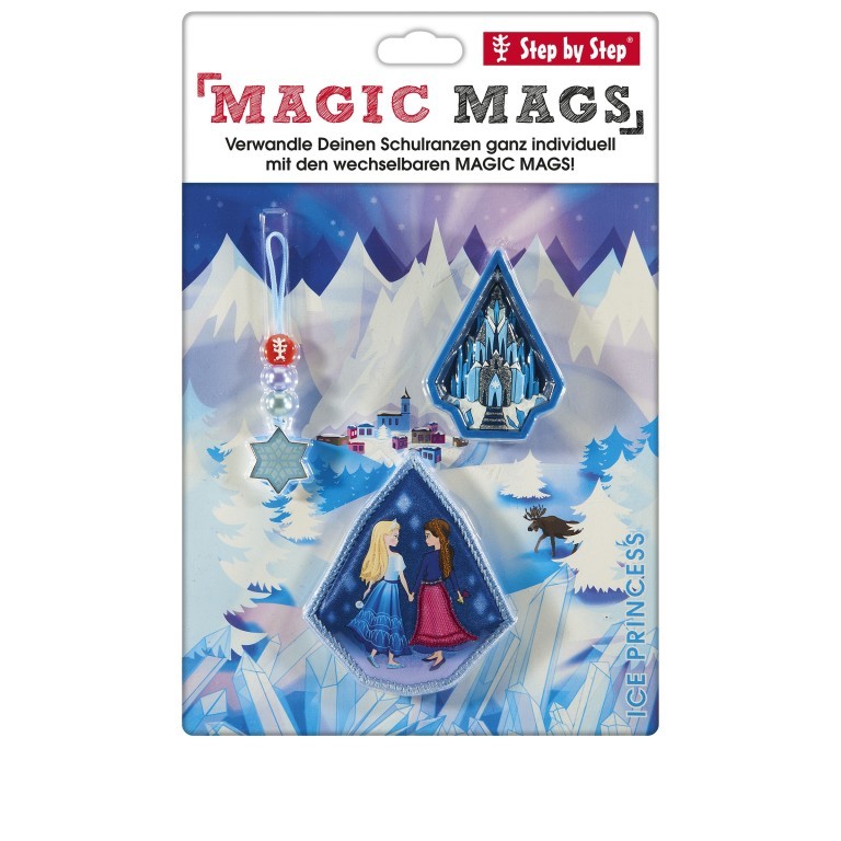 Sticker / Anhänger für Schulranzen Magic Mags Ice Princess, Farbe: blau/petrol, Marke: Step by Step, EAN: 4047443461360, Bild 2 von 3