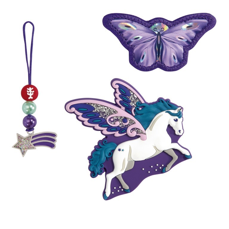 Sticker / Anhänger für Schulranzen Magic Mags Dreamy Pegasus, Farbe: flieder/lila, Marke: Step by Step, EAN: 4047443466105, Bild 1 von 3