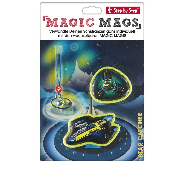 Sticker / Anhänger für Schulranzen Magic Mags Star Catcher, Farbe: grün/oliv, Marke: Step by Step, EAN: 4047443461919, Bild 2 von 3