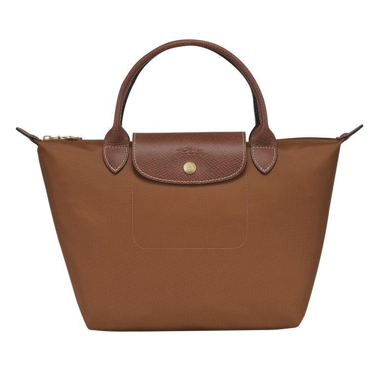 Handtasche Le Pliage Handtasche S Cognac, Farbe: cognac, Marke: Longchamp, EAN: 3597922083244, Abmessungen in cm: 23x22x14, Bild 1 von 5