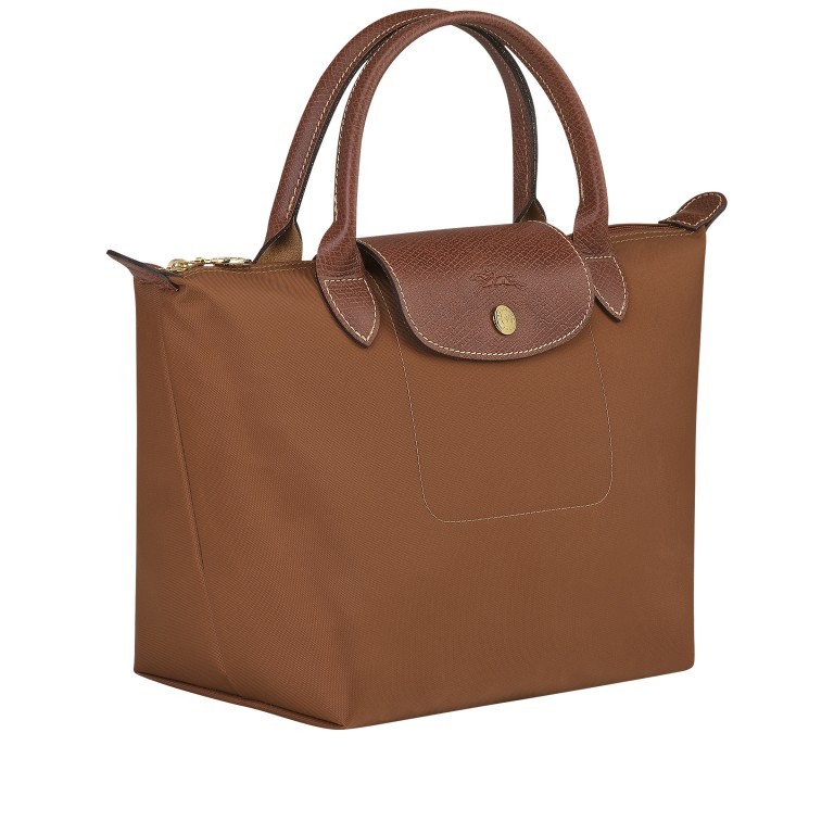 Handtasche Le Pliage Handtasche S Cognac, Farbe: cognac, Marke: Longchamp, EAN: 3597922083244, Abmessungen in cm: 23x22x14, Bild 2 von 5