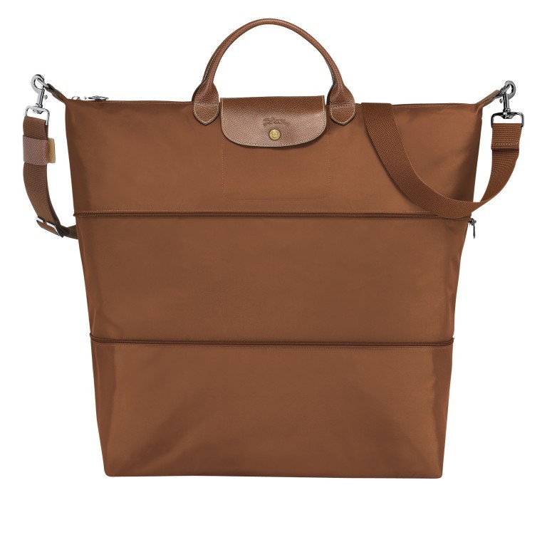 Reisetasche Le Pliage erweiterbar Cognac, Farbe: cognac, Marke: Longchamp, EAN: 3597922084661, Bild 1 von 6