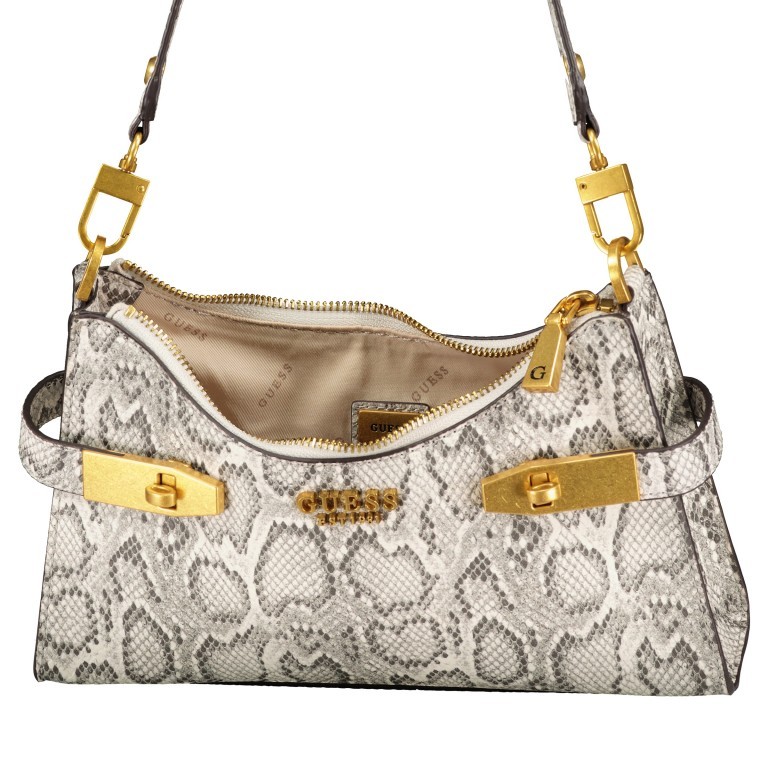 Tasche Zadie Python, Farbe: grau, Marke: Guess, EAN: 0190231586500, Abmessungen in cm: 25x15x5, Bild 6 von 6