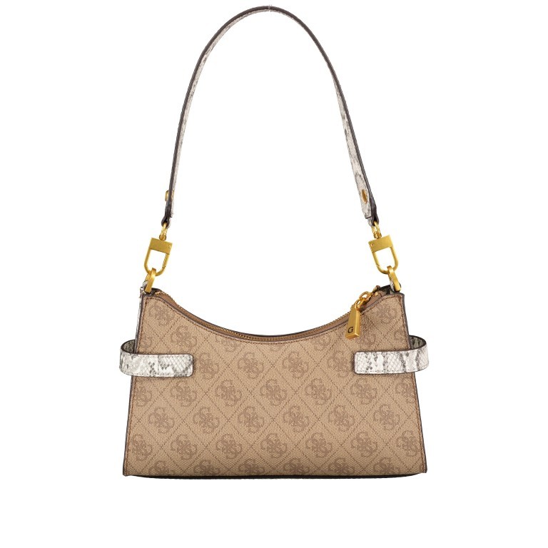 Tasche Zadie Latte Logo Python, Farbe: beige, Marke: Guess, EAN: 0190231565390, Abmessungen in cm: 25x16x5.5, Bild 3 von 6