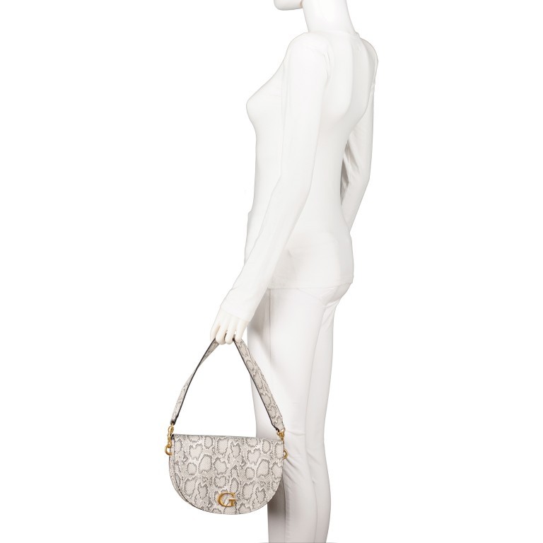 Umhängetasche Danna Python, Farbe: grau, Marke: Guess, EAN: 0190231586531, Bild 4 von 8