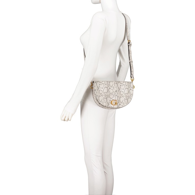 Umhängetasche Danna Python, Farbe: grau, Marke: Guess, EAN: 0190231586531, Bild 7 von 8