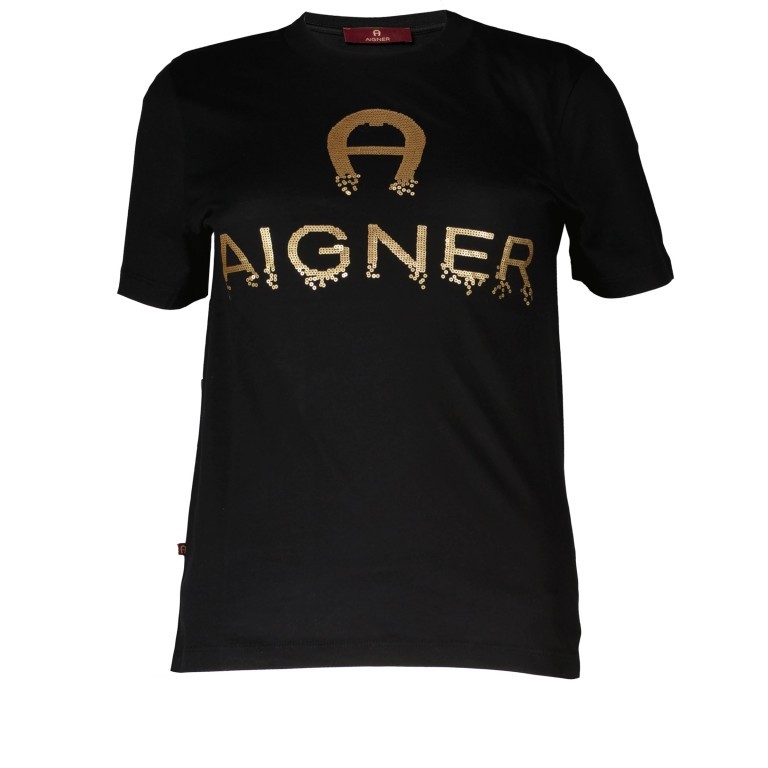 T-Shirt S für Damen S Black, Farbe: schwarz, Marke: AIGNER, EAN: 4055539213755, Bild 1 von 1