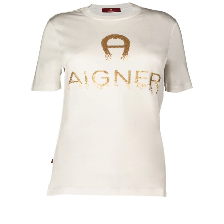 T-Shirt S für Damen S Off White, Farbe: weiß, Marke: AIGNER, EAN: 4055539213786, Bild 1 von 1