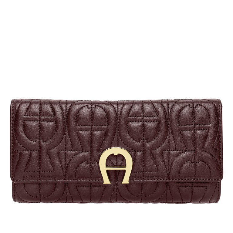 Geldbörse Genoveva Burgundy, Farbe: rot/weinrot, Marke: AIGNER, EAN: 4055539229008, Abmessungen in cm: 19x10.5x3, Bild 1 von 4