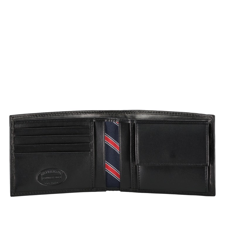 Geldbörse Eton Credit Card and Coin Pocket Black, Farbe: schwarz, Marke: Tommy Hilfiger, EAN: 8718937965300, Abmessungen in cm: 13x9.5x2, Bild 3 von 3