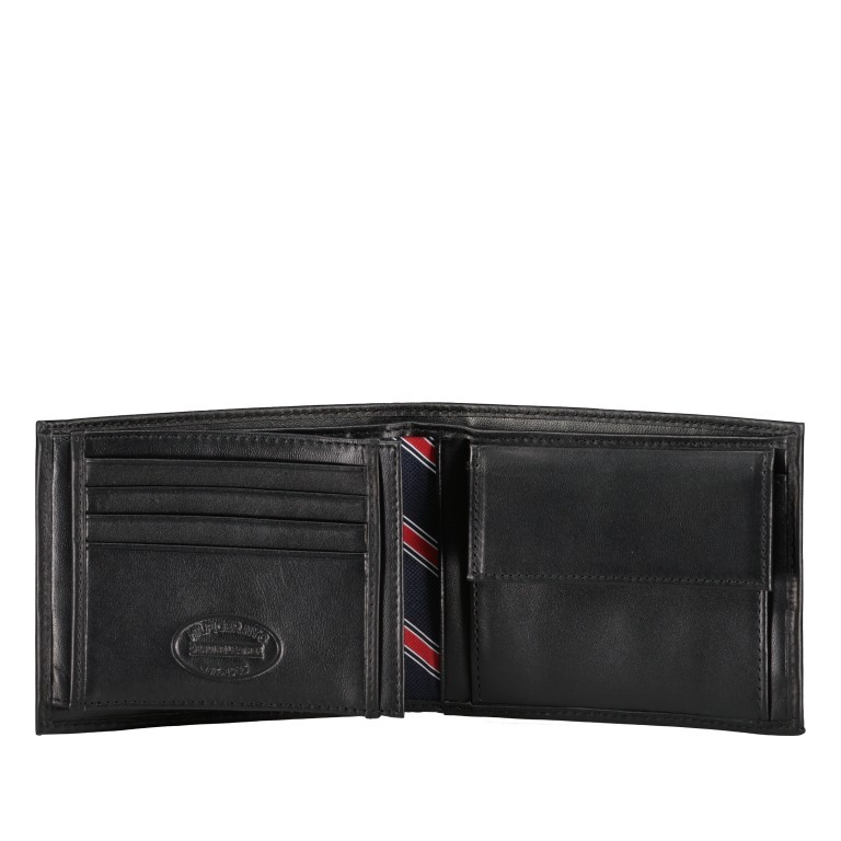 Geldbörse Eton Trifold Black, Farbe: schwarz, Marke: Tommy Hilfiger, EAN: 8718937965362, Abmessungen in cm: 13x10x2.5, Bild 3 von 4