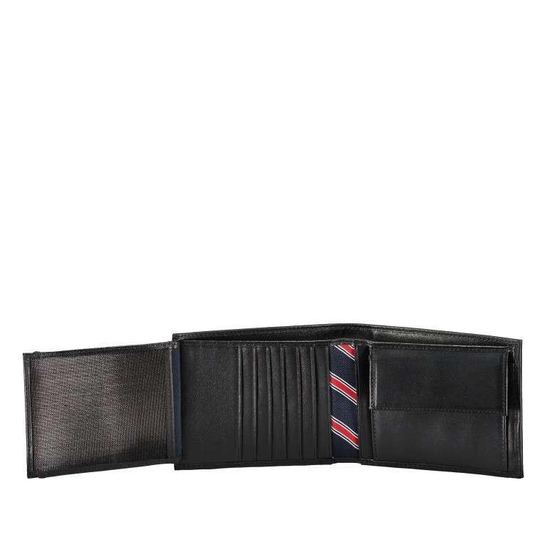 Geldbörse Eton Trifold Black, Farbe: schwarz, Marke: Tommy Hilfiger, EAN: 8718937965362, Abmessungen in cm: 13x10x2.5, Bild 4 von 4