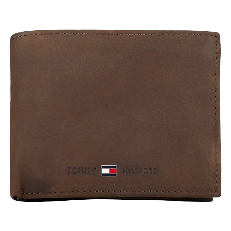 Geldbörse Johnson Credit Card Flap and Coin Pocket Brown, Farbe: braun, Marke: Tommy Hilfiger, EAN: 8718937965393, Bild 1 von 4