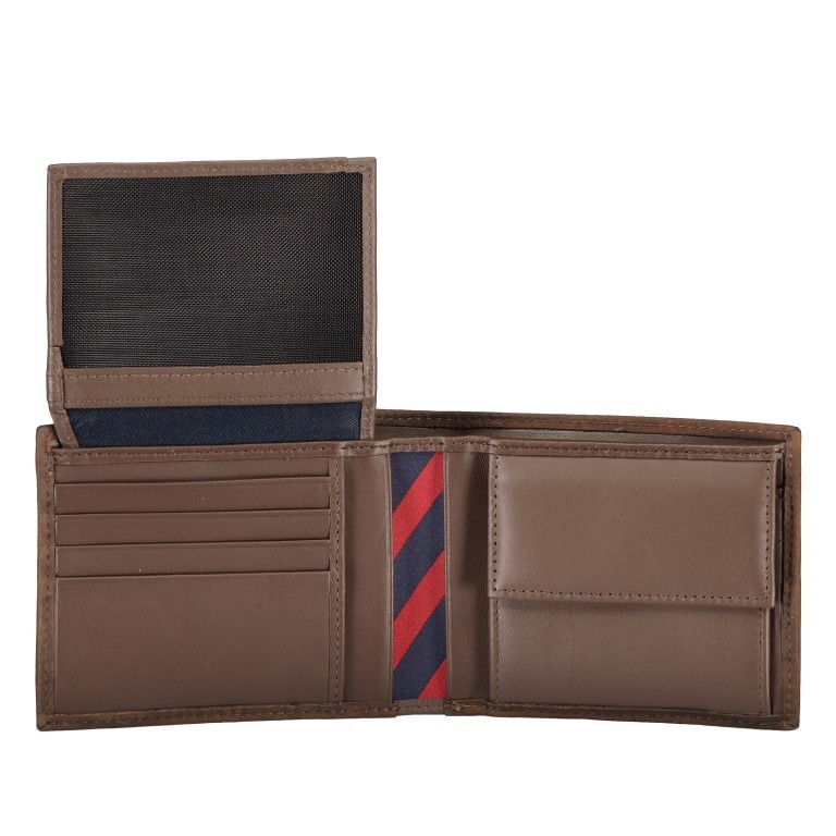 Geldbörse Johnson Credit Card Flap and Coin Pocket Brown, Farbe: braun, Marke: Tommy Hilfiger, EAN: 8718937965393, Bild 4 von 4
