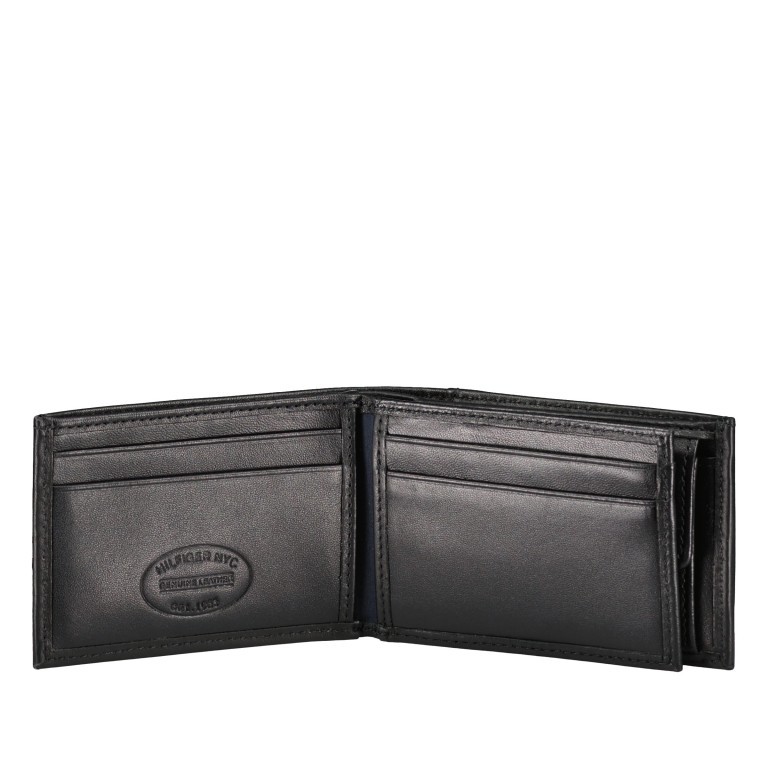Geldbörse Eton Mini Credit Card Flap and Coin Pocket Black, Farbe: schwarz, Marke: Tommy Hilfiger, EAN: 8718937965744, Abmessungen in cm: 11x7x3, Bild 5 von 5