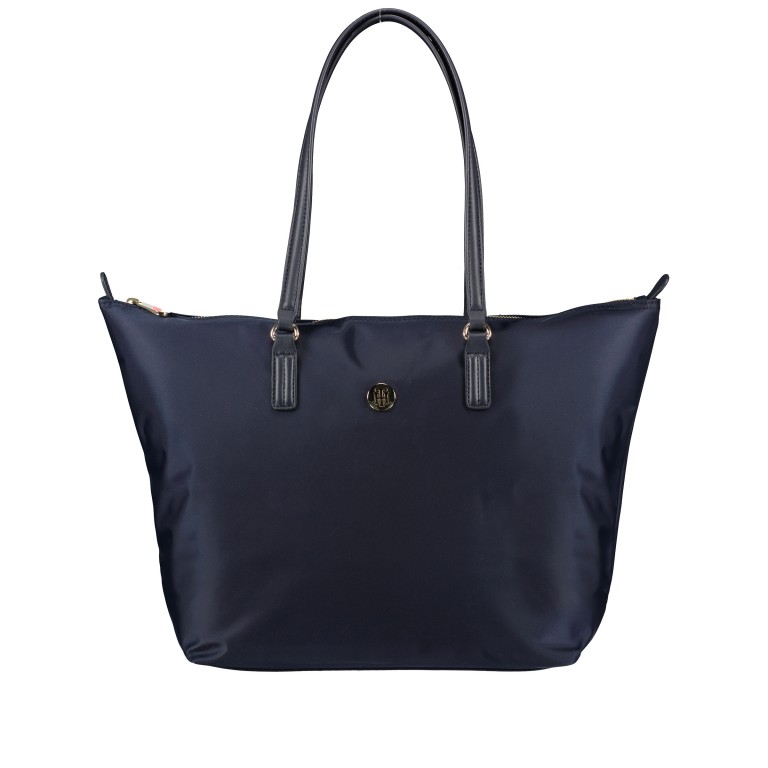 Shopper Poppy Tote Bag Desert Sky, Farbe: blau/petrol, Marke: Tommy Hilfiger, EAN: 8720114065420, Abmessungen in cm: 48x32x14, Bild 1 von 6