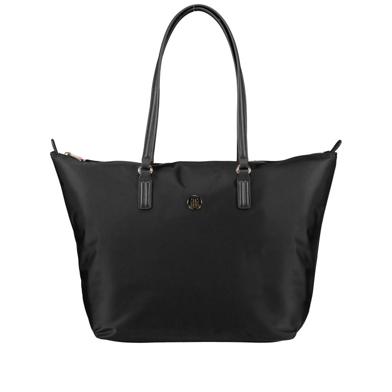 Shopper Poppy Tote Bag Black, Farbe: schwarz, Marke: Tommy Hilfiger, EAN: 8720114065383, Abmessungen in cm: 48x32x14, Bild 1 von 6