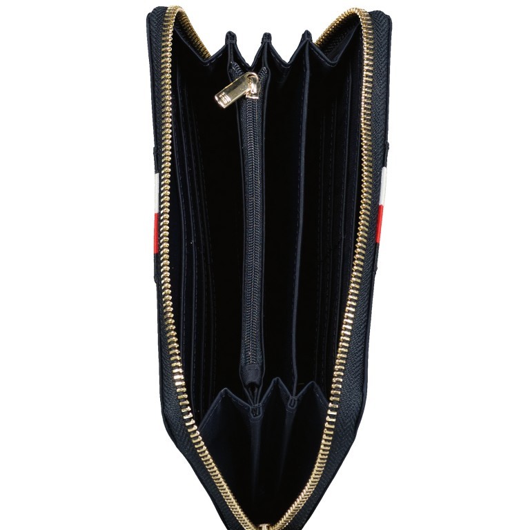 Geldbörse Poppy Large Wallet Zip Around Corporate, Farbe: bunt, Marke: Tommy Hilfiger, EAN: 8720114064898, Abmessungen in cm: 19x10.5x3, Bild 3 von 3