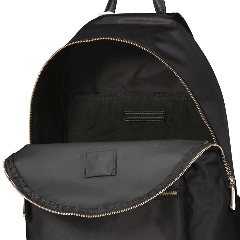 Rucksack Poppy Backpack Black, Farbe: schwarz, Marke: Tommy Hilfiger, EAN: 8720114065406, Abmessungen in cm: 31x36x16, Bild 6 von 6