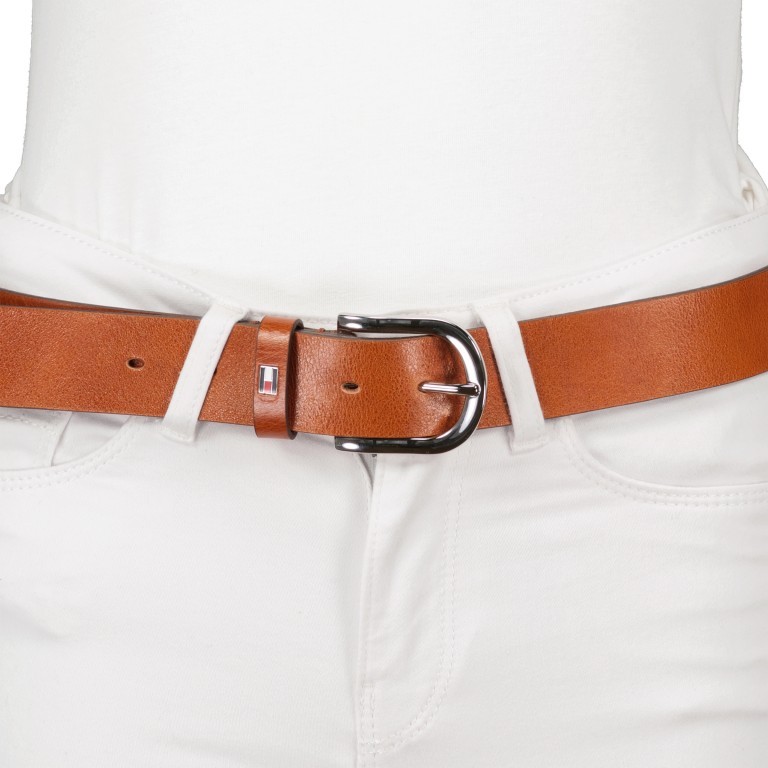 Gürtel New Danny Belt für Damen Bundweite 85 CM Cognac, Farbe: cognac, Marke: Tommy Hilfiger, EAN: 8718941024857, Bild 3 von 3