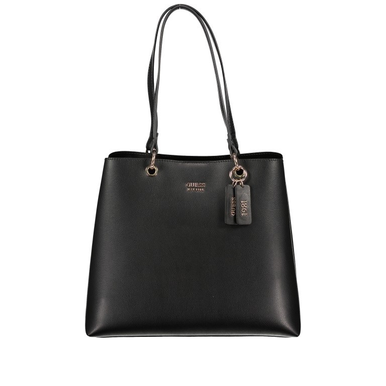 Shopper Eco Mia Black, Farbe: schwarz, Marke: Guess, EAN: 0190231567455, Abmessungen in cm: 36x30x14, Bild 1 von 6