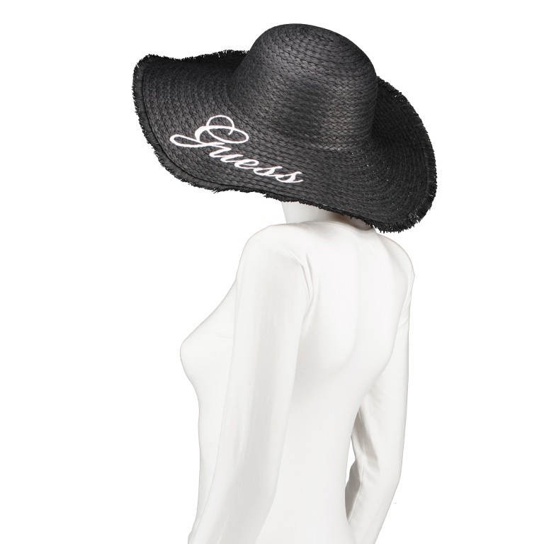 Hut Größe M Black White, Farbe: schwarz, Marke: Guess, EAN: 7628067495886, Bild 2 von 2
