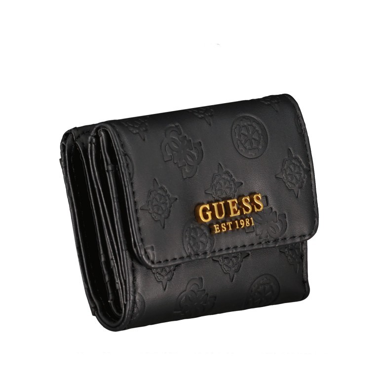 Geldbörse Zanelle Black Logo, Farbe: schwarz, Marke: Guess, EAN: 0190231570448, Abmessungen in cm: 10x8.5x3, Bild 2 von 5