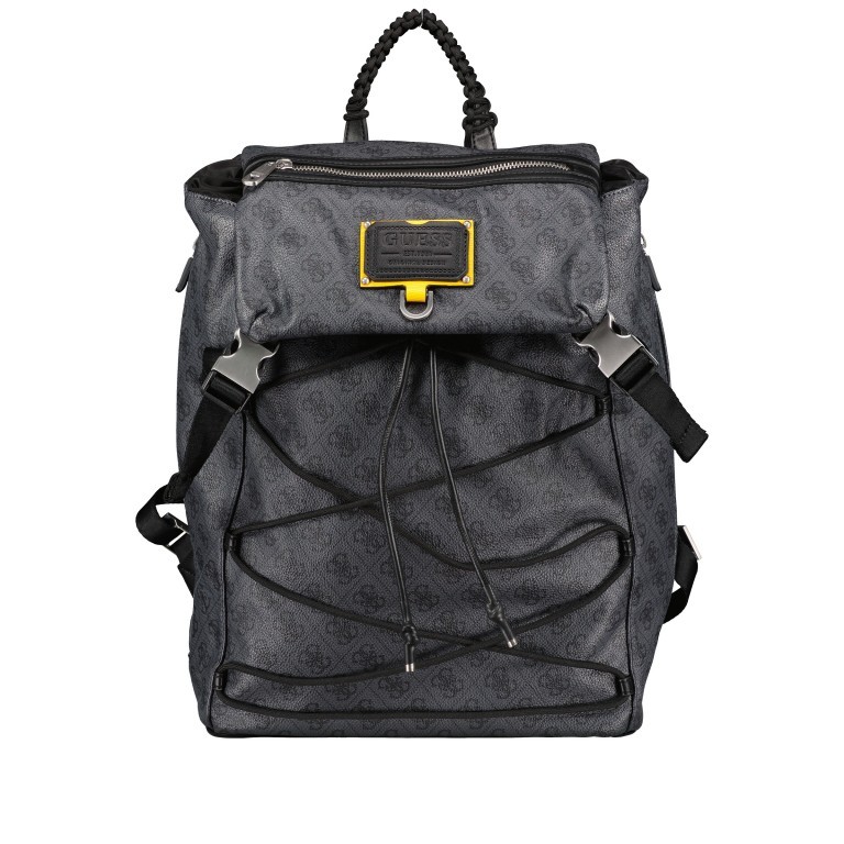 Rucksack Salameda mit Tablet- und Laptopfach Black, Farbe: schwarz, Marke: Guess, EAN: 7628067762902, Abmessungen in cm: 30x45x16, Bild 1 von 6