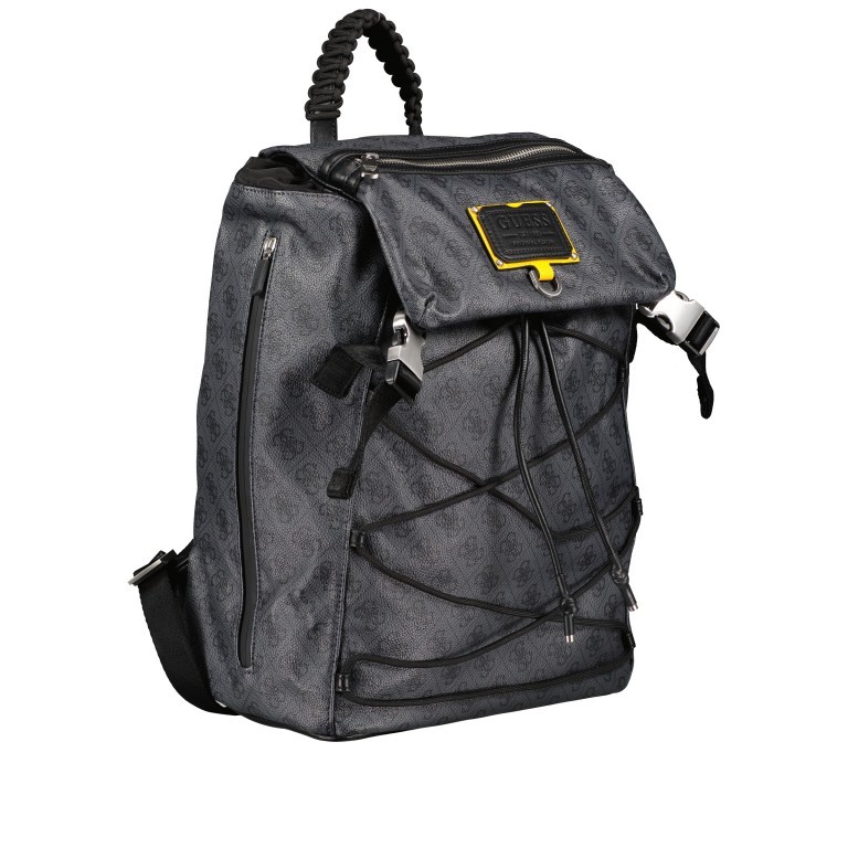 Rucksack Salameda mit Tablet- und Laptopfach Black, Farbe: schwarz, Marke: Guess, EAN: 7628067762902, Abmessungen in cm: 30x45x16, Bild 2 von 6