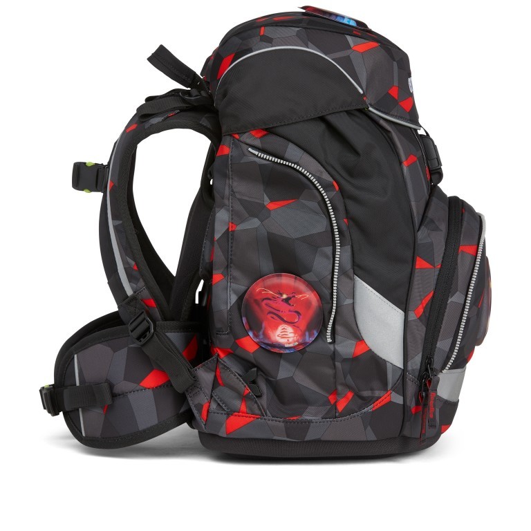 Schulranzen Pack Set 6-teilig Modell 2022 TaekBärdo, Farbe: schwarz, Marke: Ergobag, EAN: 4057081119257, Abmessungen in cm: 25x35x22, Bild 3 von 12