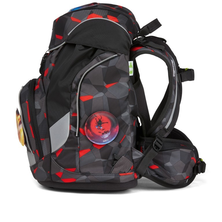 Schulranzen Pack Set 6-teilig Modell 2022 TaekBärdo, Farbe: schwarz, Marke: Ergobag, EAN: 4057081119257, Abmessungen in cm: 25x35x22, Bild 4 von 12