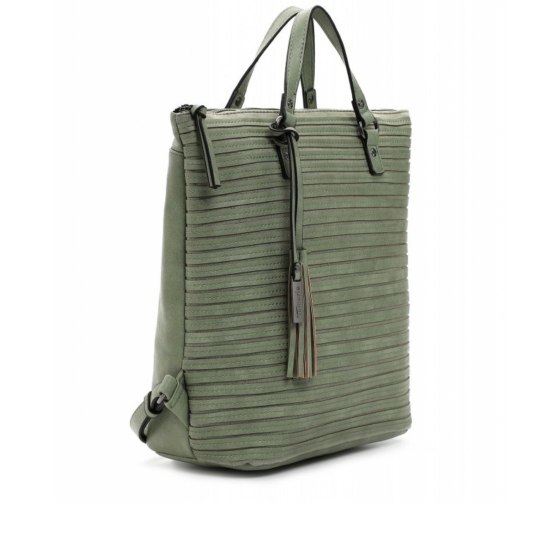 Rucksack / Handtasche Dalia Sage, Farbe: grün/oliv, Marke: Tamaris, EAN: 4063512054950, Abmessungen in cm: 35x35x16, Bild 2 von 5
