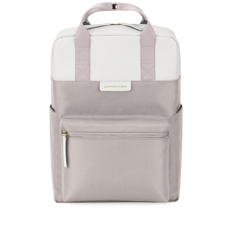 Rucksack Bergen Small mit Tabletfach 11 Zoll Muted Clay, Farbe: taupe/khaki, Marke: Kapten & Son, EAN: 4251145238940, Abmessungen in cm: 23.5x33.5x9.5, Bild 1 von 5