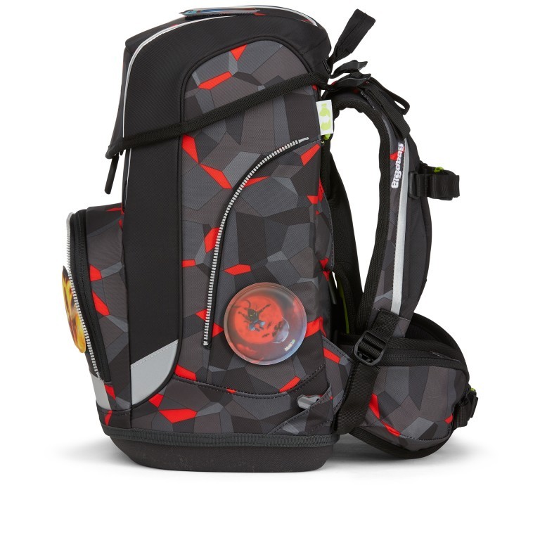Schulranzen Cubo Set 5-teilig Modell 2022 TaekBärdo, Farbe: schwarz, Marke: Ergobag, EAN: 4057081119554, Abmessungen in cm: 25x40x20, Bild 4 von 12