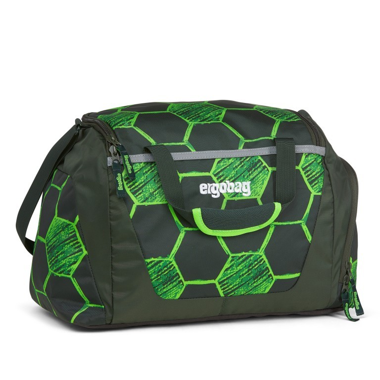Sporttasche VolltreffBär, Farbe: grün/oliv, Marke: Ergobag, EAN: 4057081120543, Abmessungen in cm: 40x20x25, Bild 1 von 4