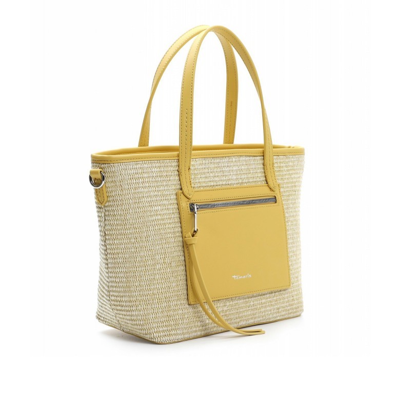Handtasche Gabi Light Yellow, Farbe: gelb, Marke: Tamaris, EAN: 4063512056862, Abmessungen in cm: 28.5x24x13.5, Bild 2 von 5
