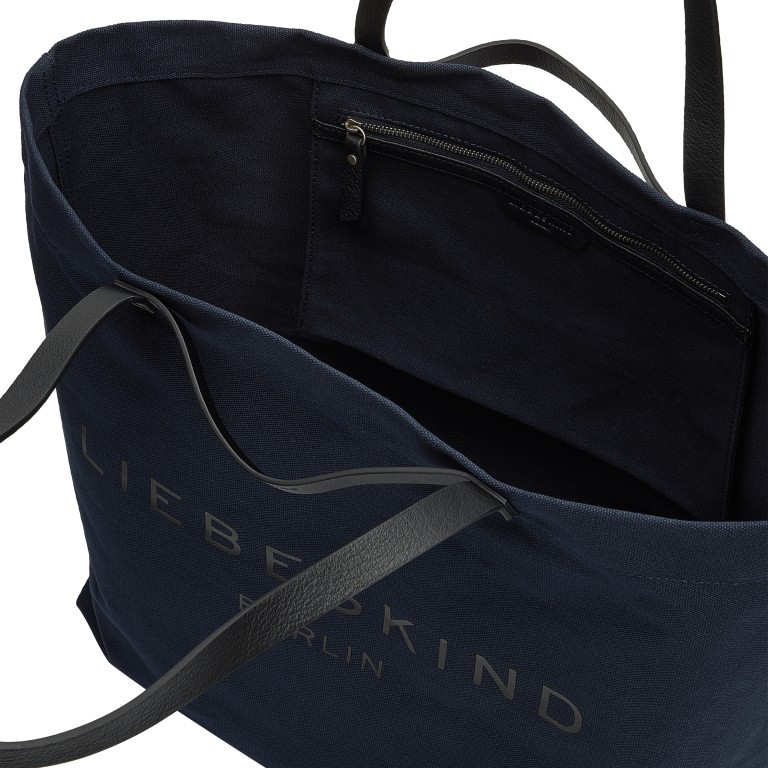 Aurora Shopper L Indigo Blue, Farbe: blau/petrol, Marke: Liebeskind Berlin, EAN: 4064657701235, Abmessungen in cm: 55.5x38x19, Bild 4 von 5