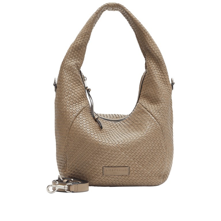 Beuteltasche Farrah Hobo M Weaving Dust, Farbe: taupe/khaki, Marke: Liebeskind Berlin, EAN: 4064657447973, Bild 1 von 5