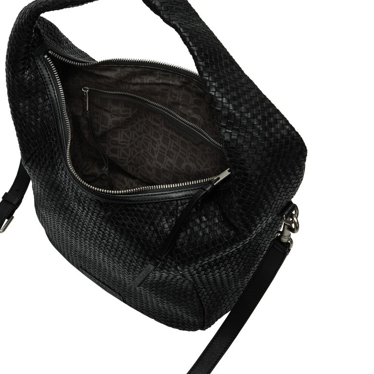 Beuteltasche Farrah Hobo M Weaving Black, Farbe: schwarz, Marke: Liebeskind Berlin, EAN: 4064657447966, Bild 4 von 5