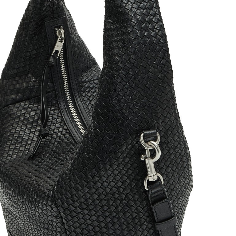 Beuteltasche Farrah Hobo M Weaving Black, Farbe: schwarz, Marke: Liebeskind Berlin, EAN: 4064657447966, Bild 5 von 5