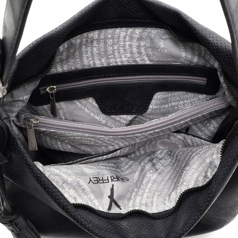 Beuteltasche Bonny 13152 Blue, Farbe: blau/petrol, Marke: Suri Frey, EAN: 4056185153648, Abmessungen in cm: 28x31x16, Bild 4 von 5